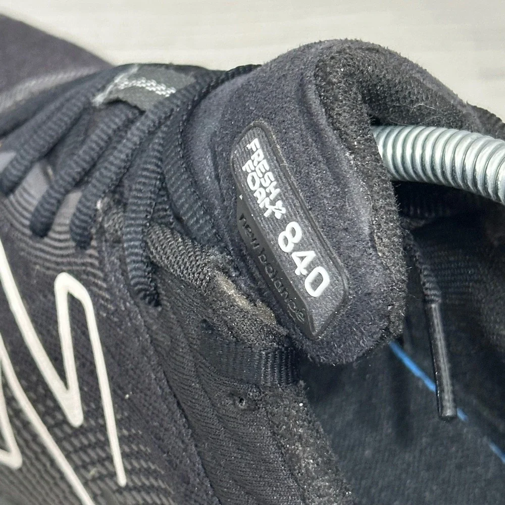 New Balance Fresh Foam X 840‎ v1 Women's Sz 8.5 Running Shoes Black White
